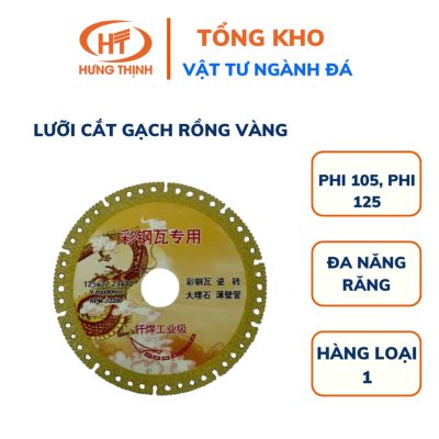 lưỡi cắt gạch rồng vàng