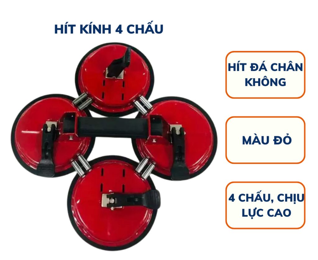 Hít kính 4 chấu