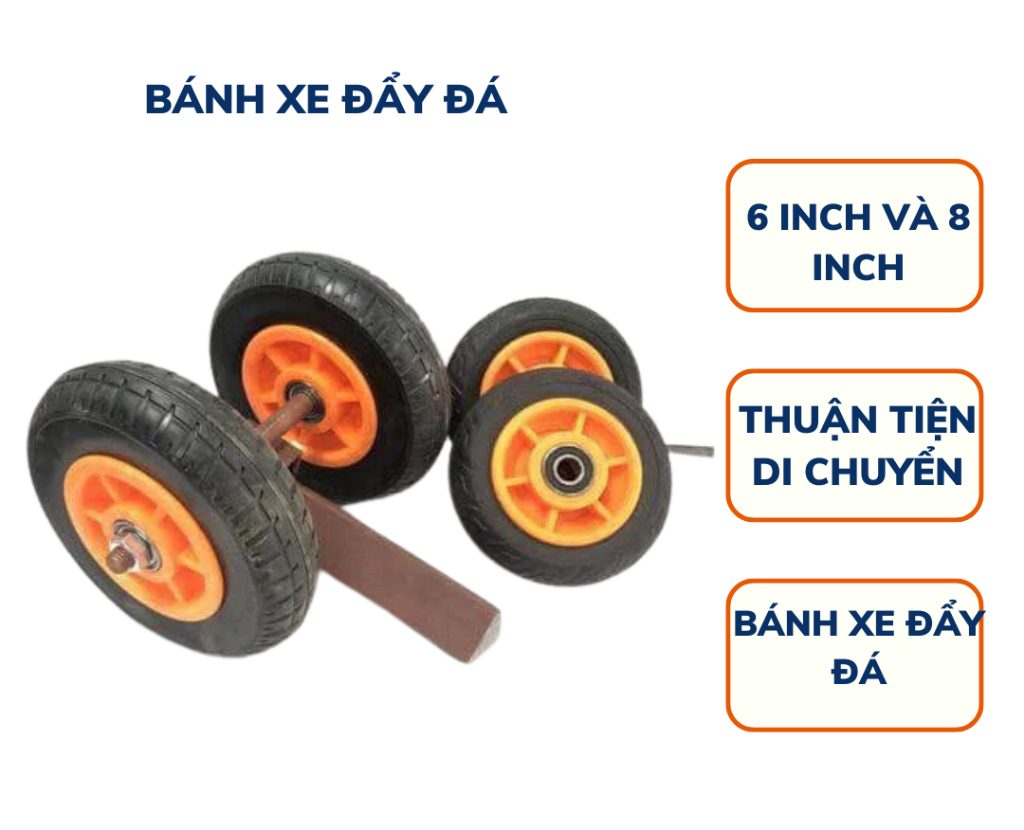 bánh xe đẩy đá