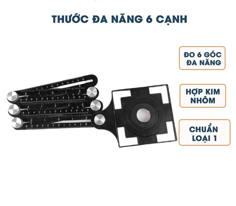 thước đa năng 6 cạnh